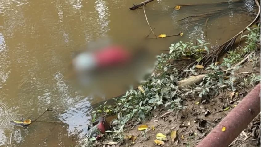 Corpo de homem é encontrado preso à vegetação às margens de rio em Castelo
