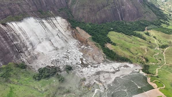 Rocha Despenca e Devasta Propriedades no Espírito Santo