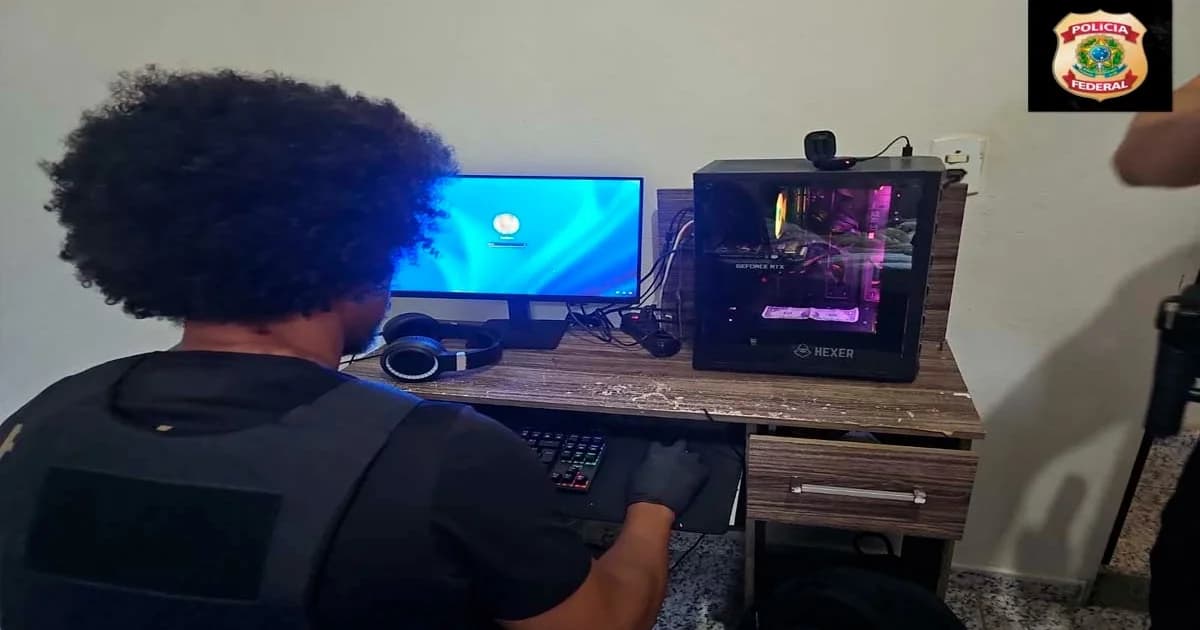Polícia Federal prende jovem em operação contra abuso infantil na internet no ES