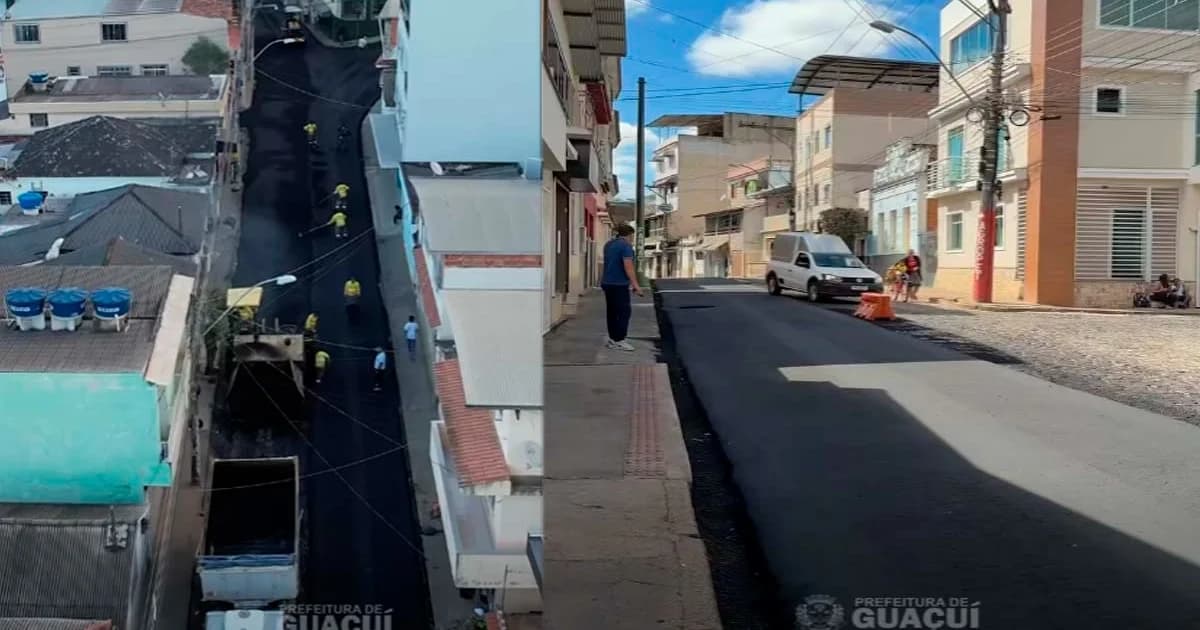 Guaçuí Acelera Obras de Pavimentação em Múltiplos Bairros
