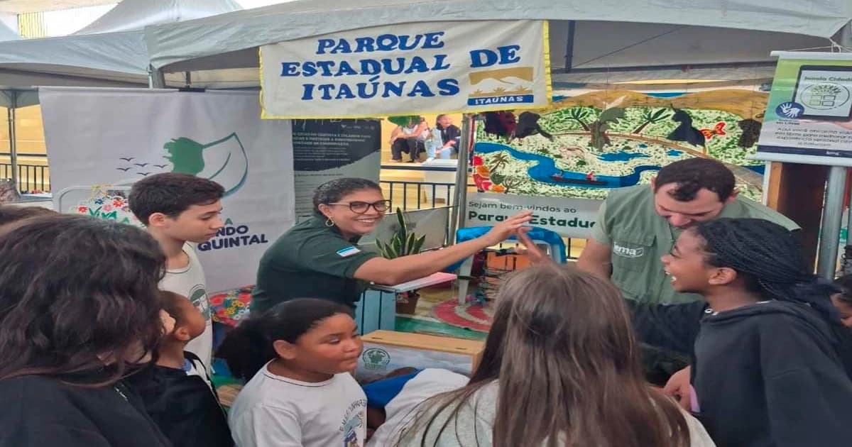 Iema promove educação ambiental com atividades interativas durante feira em Conceição da Barra