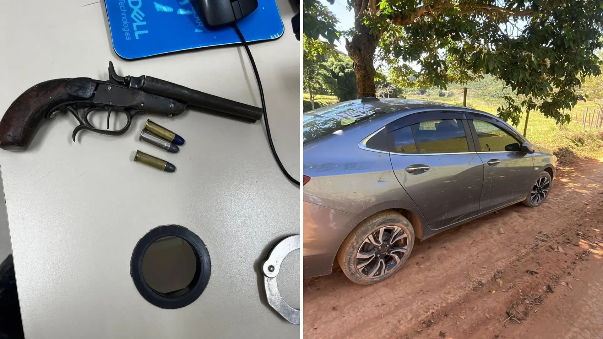 Dupla é presa com carro roubado no Sul do Espírito Santo