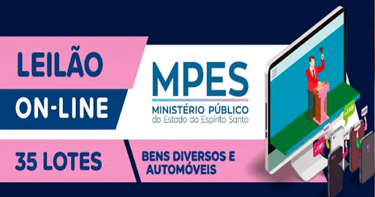 MPES Realiza Leilão Virtual de Bens Inservíveis