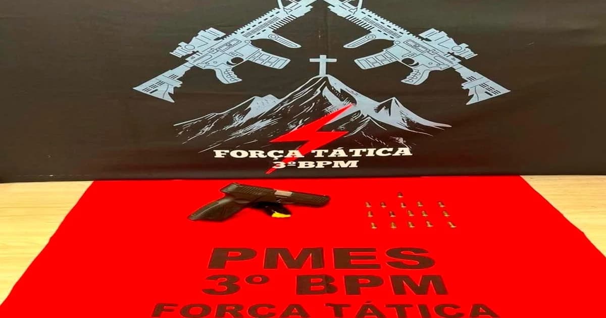 Advogado flagrado com arma em evento público em Guaçuí