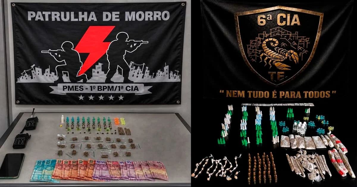 Operações Policiais Desarticulam Tráfico em Vitória