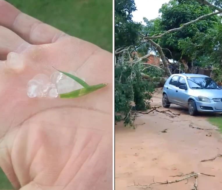 Temporal Devasta Zona Rural de Marataízes: Granizo e Ventos Causam Destruição