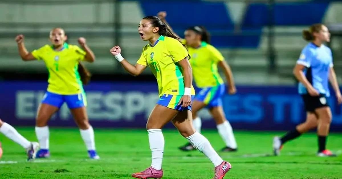 Brasil supera Uruguai em jogo de oito gols e assume liderança do Sul-Americano Sub-17