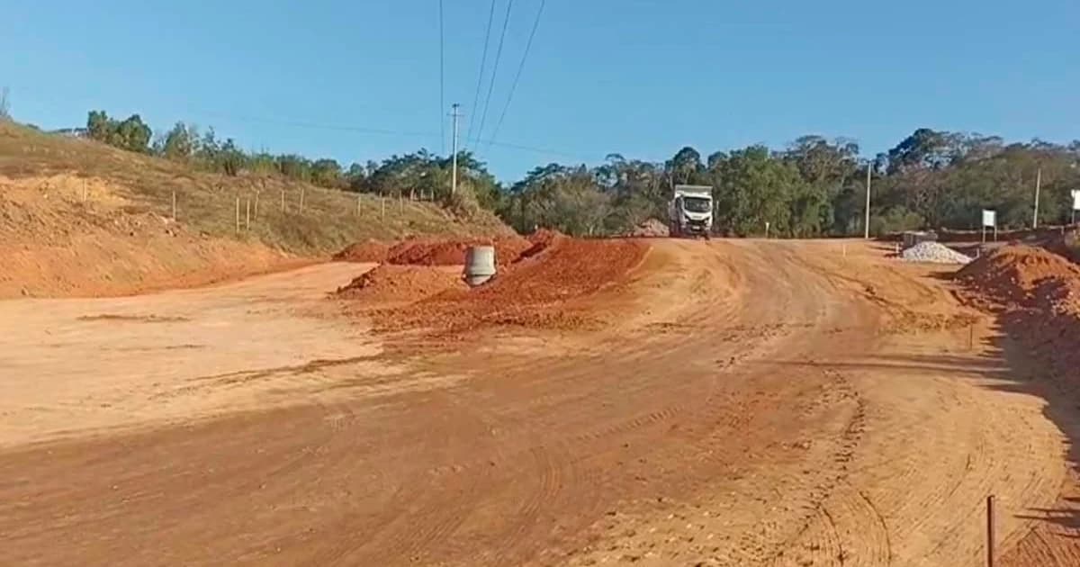 Avançam Obras de Nova Via no Parque Natural de Itabira
