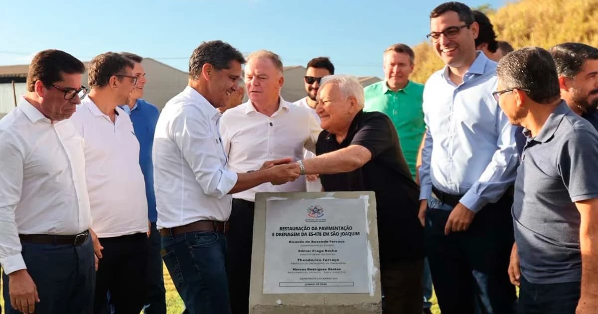 Governador Ricardo Ferraço entrega obras e anuncia novos investimentos para Cachoeiro de Itapemirim