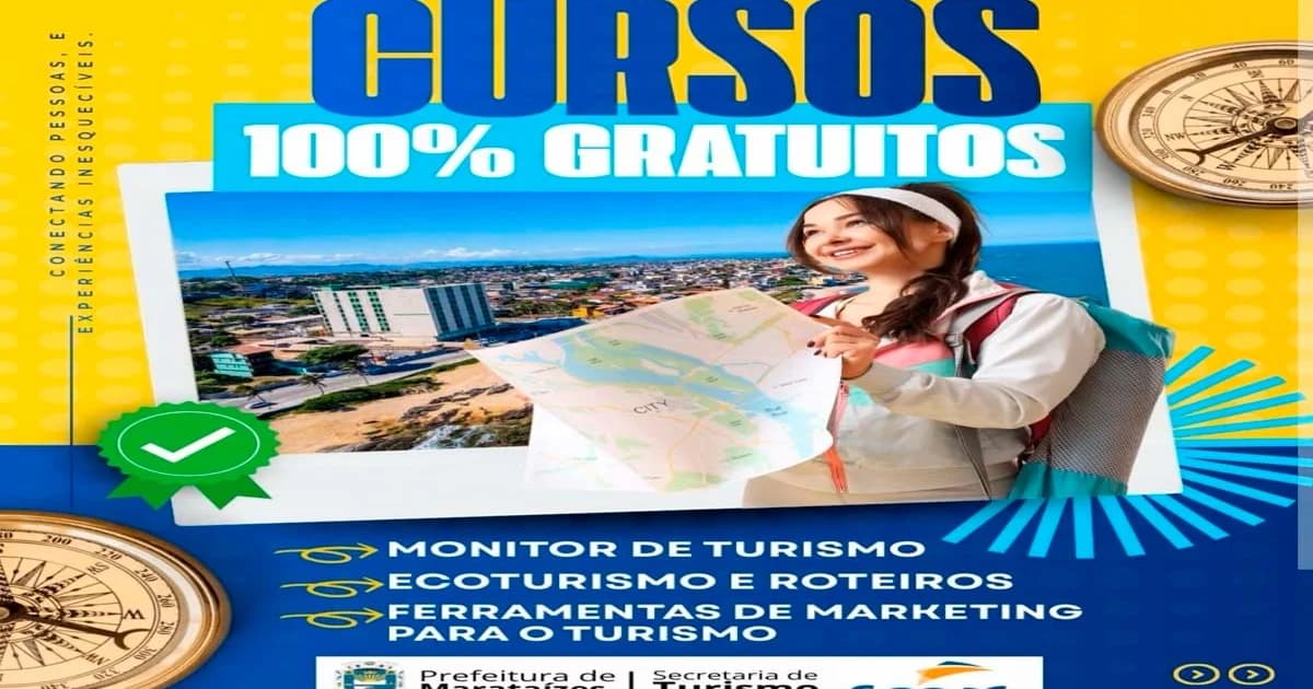 Marataízes abre inscrições para cursos gratuitos de qualificação na área de turismo