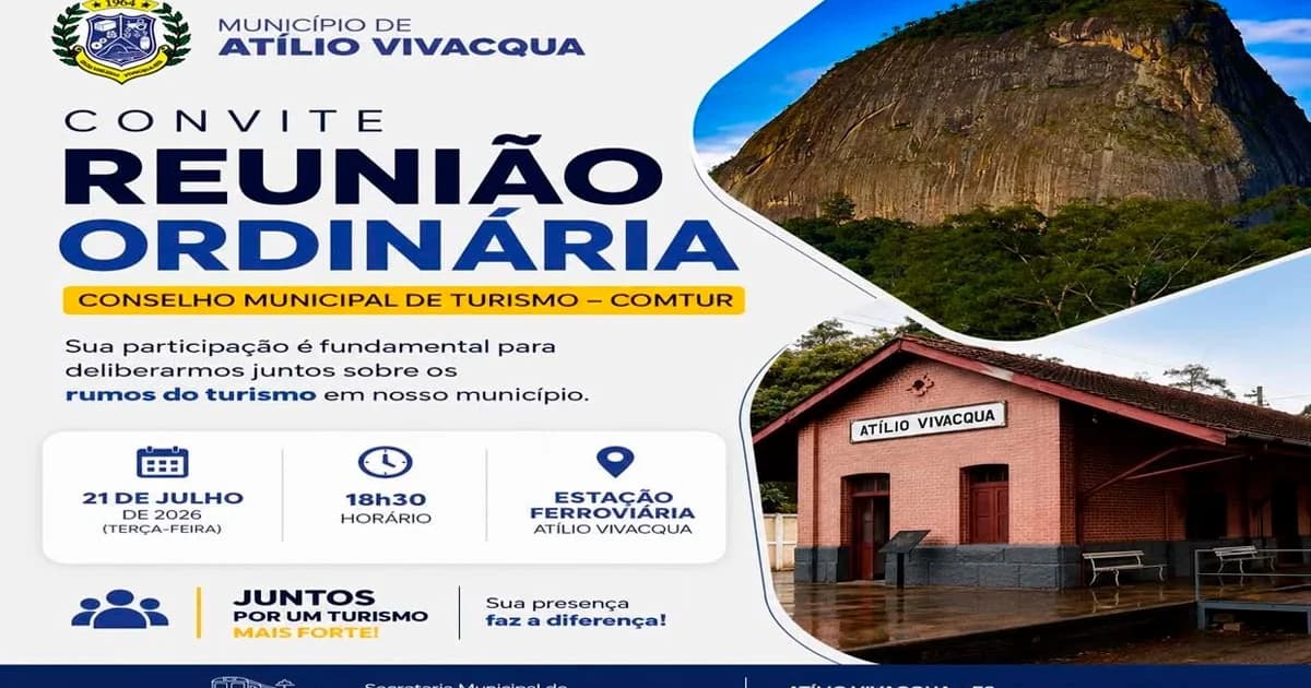 Atílio Vivacqua Define Rumo do Turismo em Reunião Pública