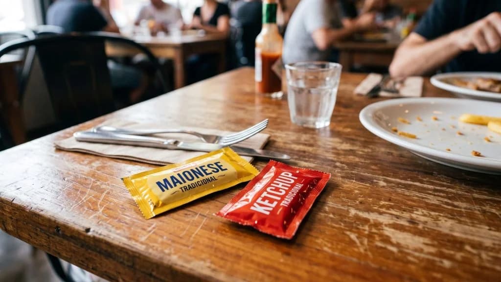 Sachês de Condimentos Podem Desaparecer em Restaurantes