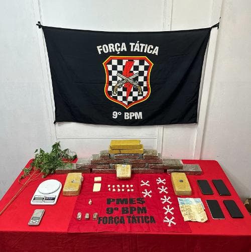 Mega apreensão de drogas: Três presos em Cachoeiro