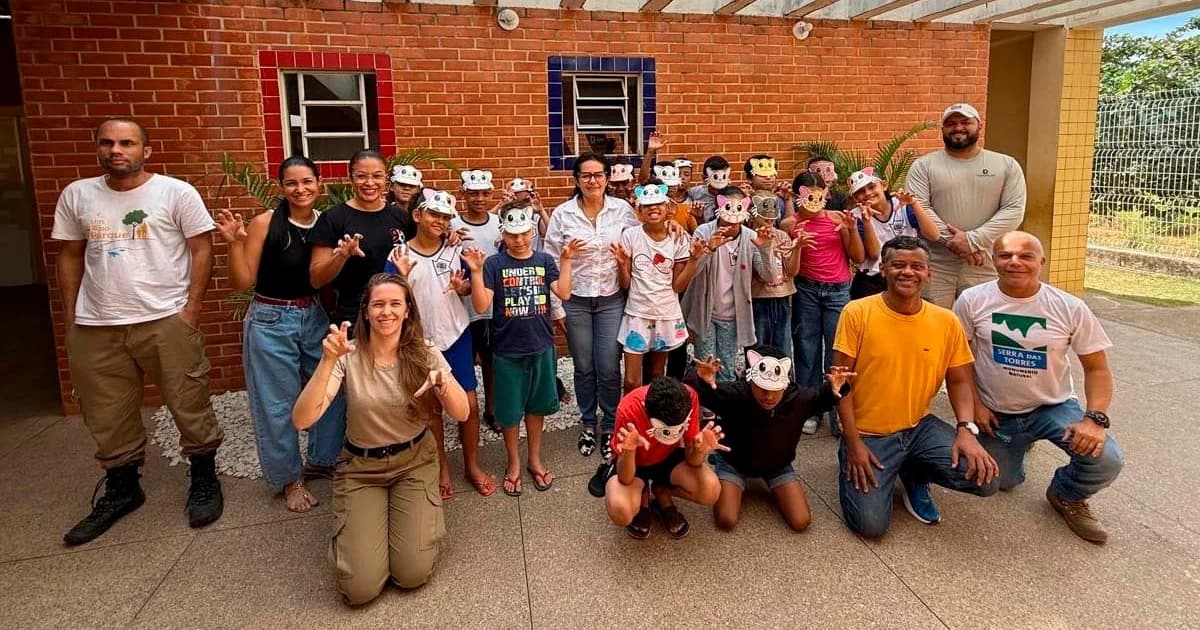 Projeto do Monast leva educação ambiental sobre felinos a estudantes do sul do ES