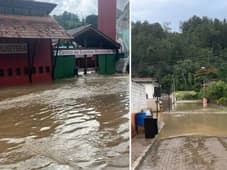 Chuva forte provoca alagamentos em Pedra Azul em Domingos Martins