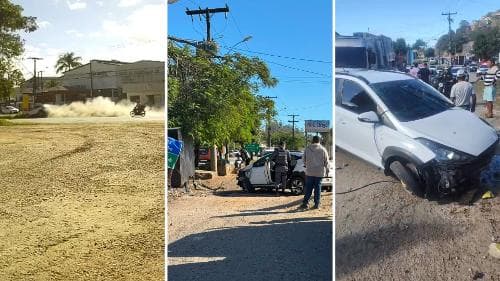 Criminoso é preso c/ carro roubado após perseguição e colisão em Cachoeiro de Itapemirim