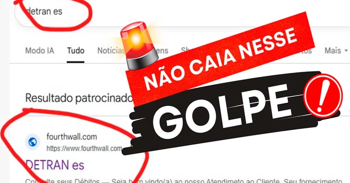 Alerta Detran ES: Fraude Digital Engana Motoristas com Links Patrocinados