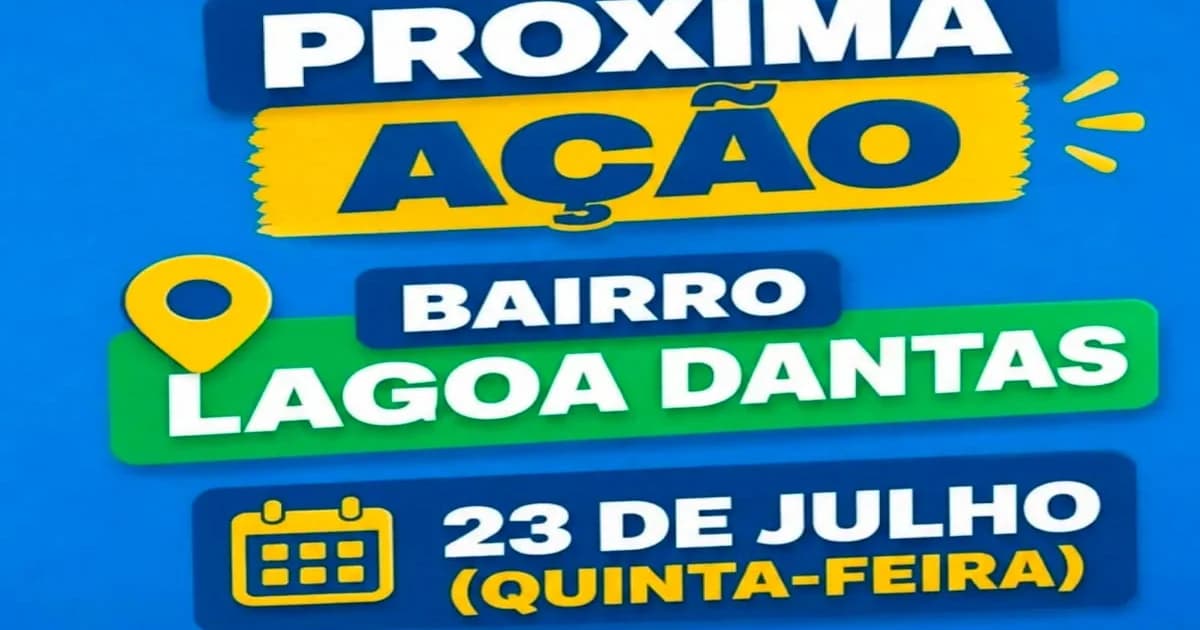 Mutirão leva serviços essenciais a Lagoa Dantas