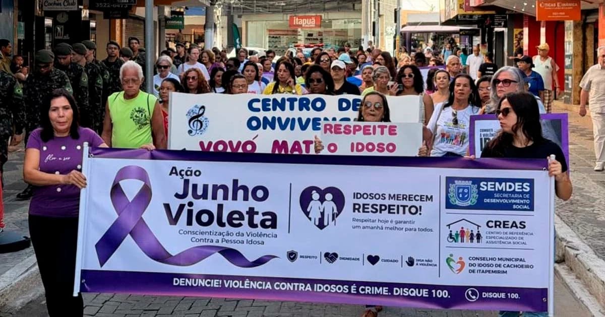 Cachoeiro de Itapemirim Finaliza 'Junho Violeta' com Caminhada de Conscientização