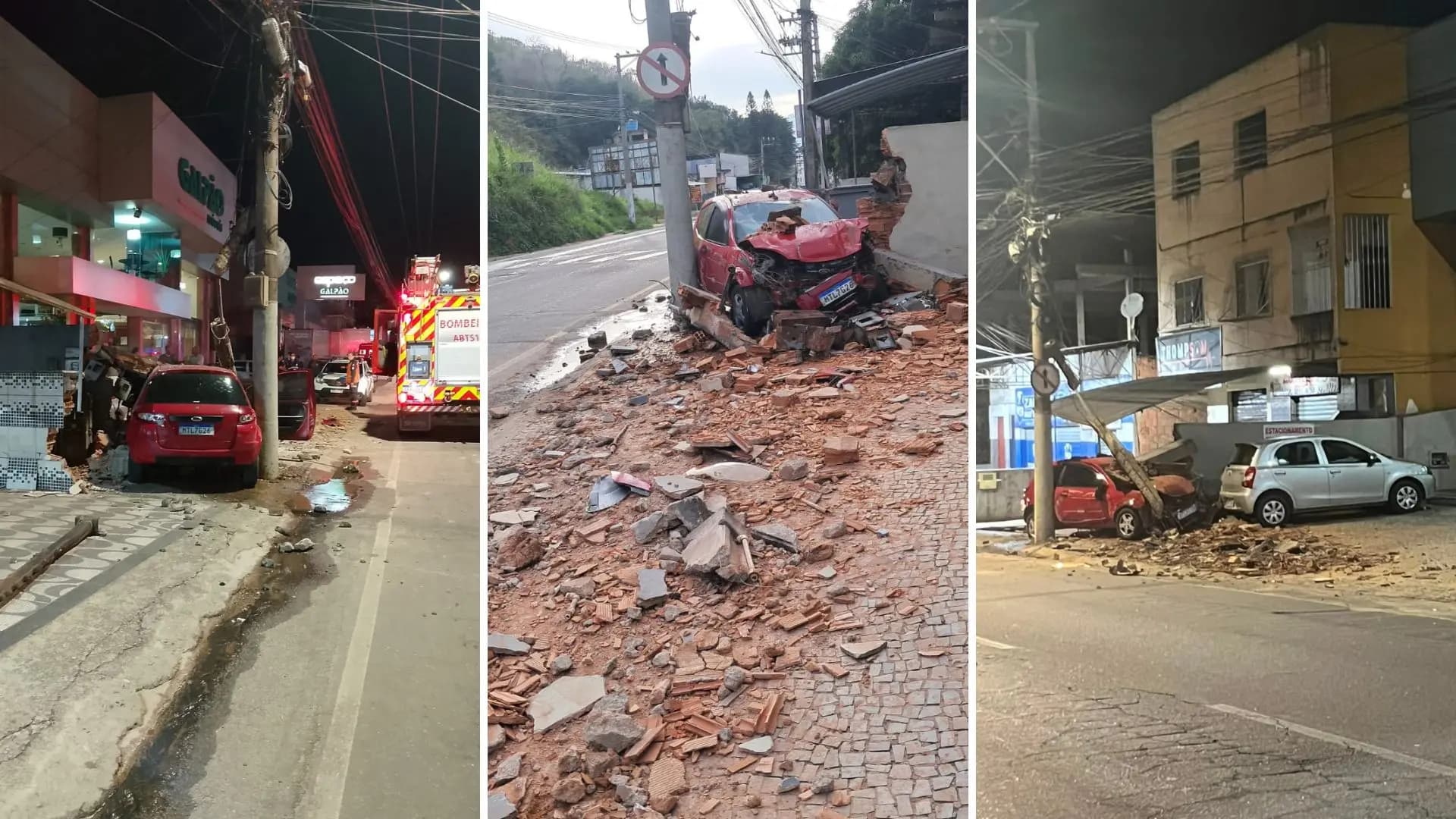 Acidente Deixa Bairro Sem Água e Luz em Cachoeiro