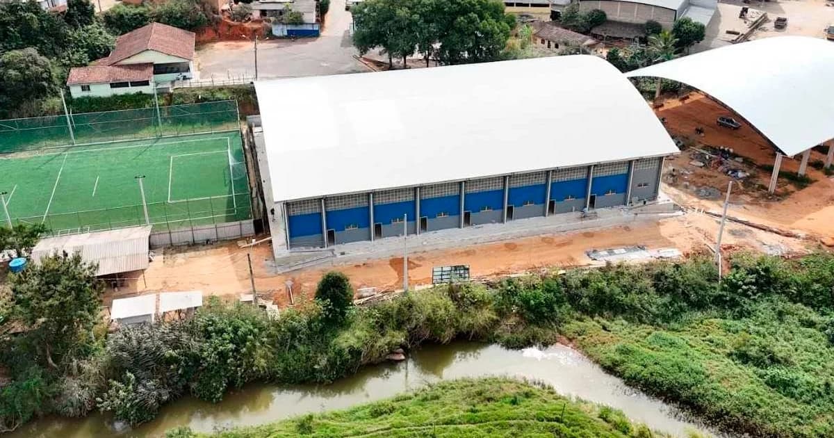 Ginásio Gigante em Piaçu Ruma à Inauguração
