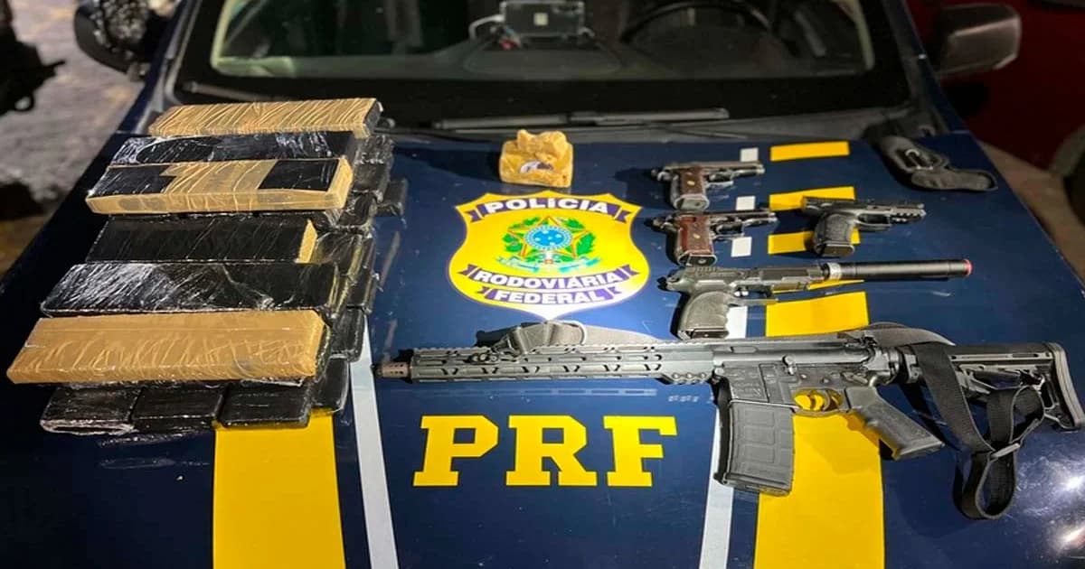 Arsenal e Drogas em Massa em Abordagem na BR-101