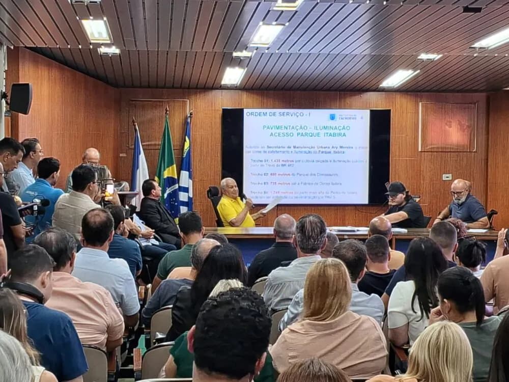 Ferraço anuncia pacote de obras e investimentos para Cachoeiro