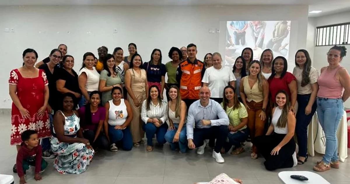 Profissionais da Educação Infantil Capacitados em Primeiros Socorros